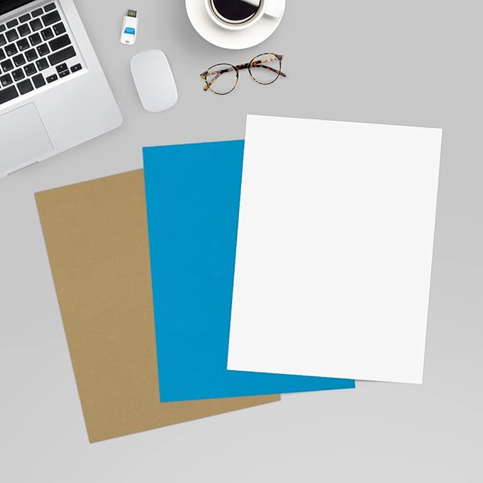 LUXPaper 8.5" x 11" Classic Crest Paper | Letter Size | Brilliant White | 70lb. Text | 50 Qty