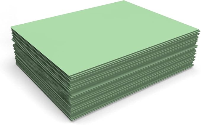 LUXPaper 8.5" x 11" Paper | Letter Size | Pastel Green | 60lb. Text | 500 Qty