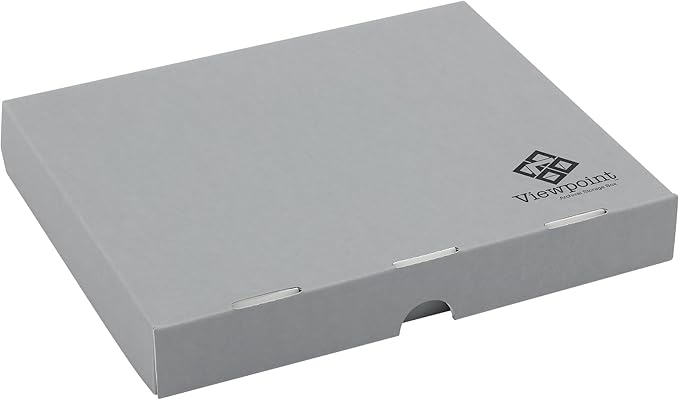 Jerry's Artarama Viewpoint Archival Storage Box (8x10) - Preserve Your Art, Easy to Assemble, Perfect for Photos, Artwork, Prints, and Record Storage