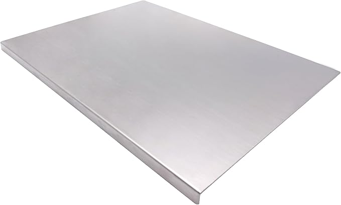 BILLAMB Stainless Steel Cutting Boards for The Kitchen, Suitable for Meat, Fruits, Vegetables, Bread, and Baking Large-sized Cutting Boards (50 x 50cm/19.7 x 19.7 in)
