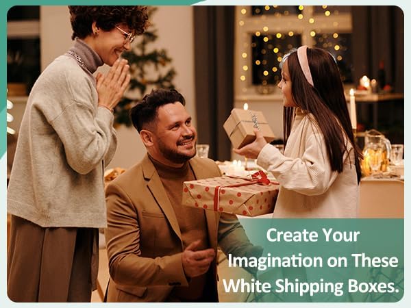 Eupako 12x9x3" White Shipping Boxes Corrugated Box Mailers 20 Pack Cardboard Shipping Boxes for Small Business, Mailing