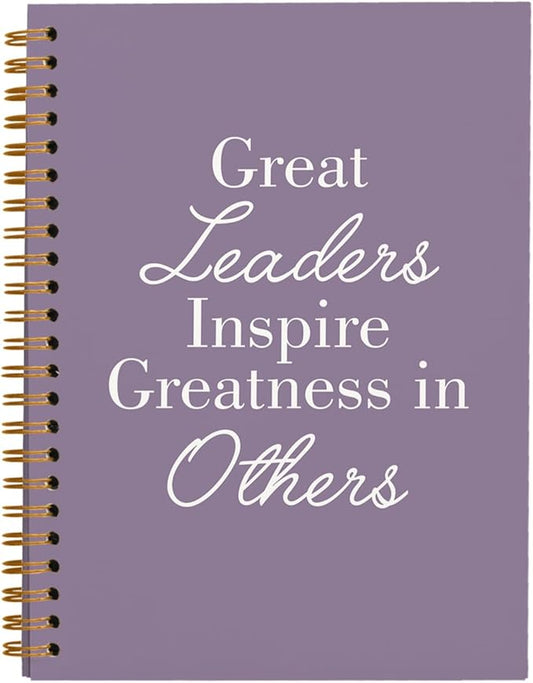 OXW Purple Meeting Notebooks for Work, Leadership Gifts Office Work Notebook Journal for Writing Note Taking, Thank You Gifts for Women Men Leader Boss Mentor Principal Manager, 5.5"x8.3"