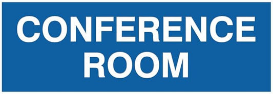 Signs ByLITA Basic Conference Room Sign (Blue) - Medium