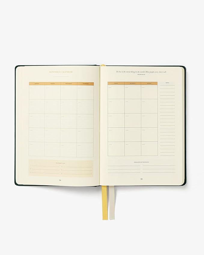 Intelligent Change - 3-Month Productivity Planner, Productivity Tools for Time-Management and Mindfulness, Daily To-Do List, A5 Undated Quarterly Planner (Green)