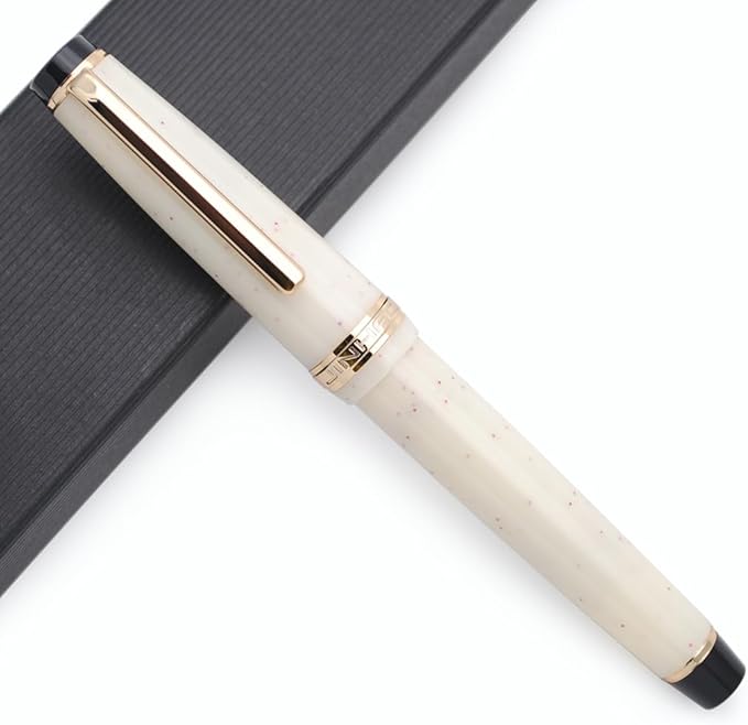 JINHAO 82 Fountain Pen (Fluorescent White,Fine Nib 0.5mm)