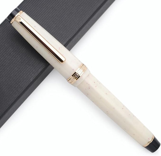 JINHAO 82 Fountain Pen (Fluorescent White,Fine Nib 0.5mm)