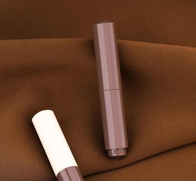 czxwyst Majohn Wancai 2.0 Mini Pocket-Size Eyedropper Fountain Pen (EF Nib 0.38mm, Maillard Brown)