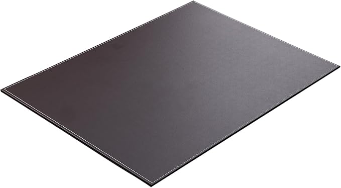 KINGFOM Desk Pad & Mat 24" x 18" Protector Large Mouse Pad PU Leather for Desktops and Laptops (Brown)