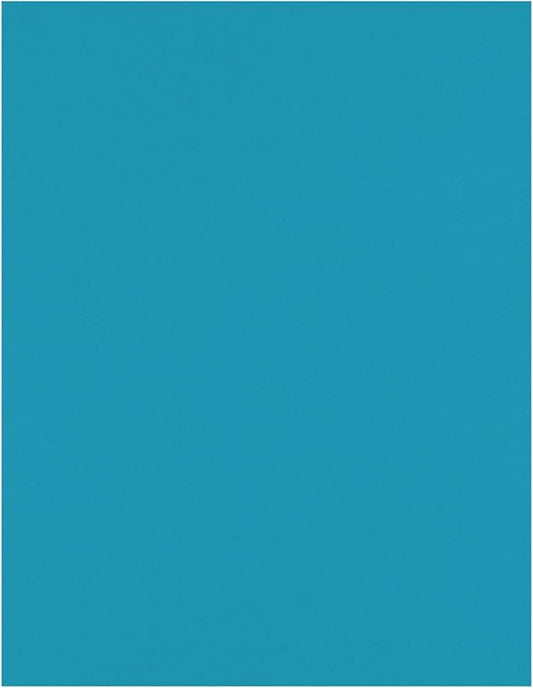 LUXPaper 8.5" x 11" Paper | Letter Size | Bright Blue | 60lb. Text | 50 Qty