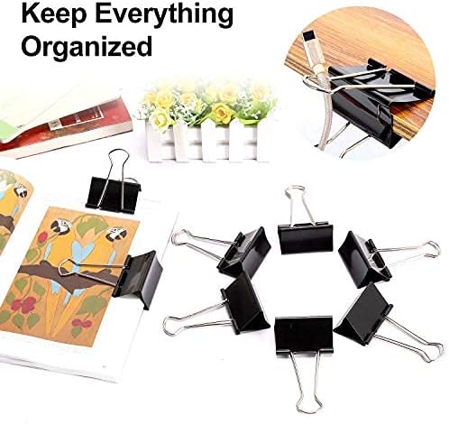 Ufmarine Extra Large Binder Clips 2.4 Inch Length, Jumbo Binder Clips for Office (18 Pcs)
