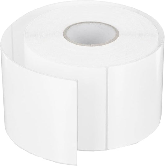 PATIKIL 3 x 5 Inch Rectangle Inventory Color Coding Labels 1 Roll, Square Self-Adhesive Inventory Label Stickers for Office Home Organization Name Tags, 500 Per Roll, White
