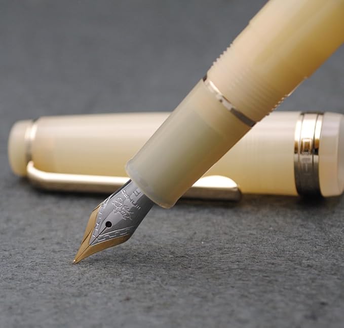 JINHAO 82 Fountain Pen (Tender Yellow,Fine Nib 0.5mm)