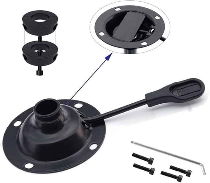 Gjpwyfdc Office Chair Tilt Mechanism Replacement, Heavy Duty 3.1'' X 3.1''- for Executive, Desk and Gaming Chairs