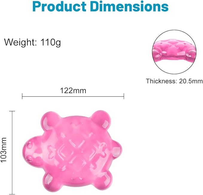 Lucocia Silicone Gel Mouse Wrist Rest,Cute Turtle Shape Ergonomic Elbow Mouse Rest Wrist Pad,Comfort Support for Typing and Gaming-Pink
