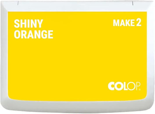 COLOP Make Series, Ink Stamp Pads, with Non-Toxic Premium Ink, Water-Based Acid-Free (Sunny Yellow- Medium)