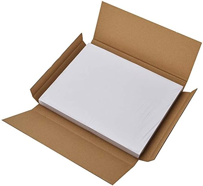 8.5" x 5.5" Half Sheet Self Adhesive Shipping Labels for Laser or Inkjet Printer (3000 Labels)