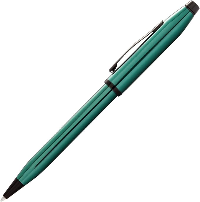 Cross Century II Refillable Ballpoint Pen, Medium Ballpen, Includes Luxury Gift Box - Translucent Green Lacquer