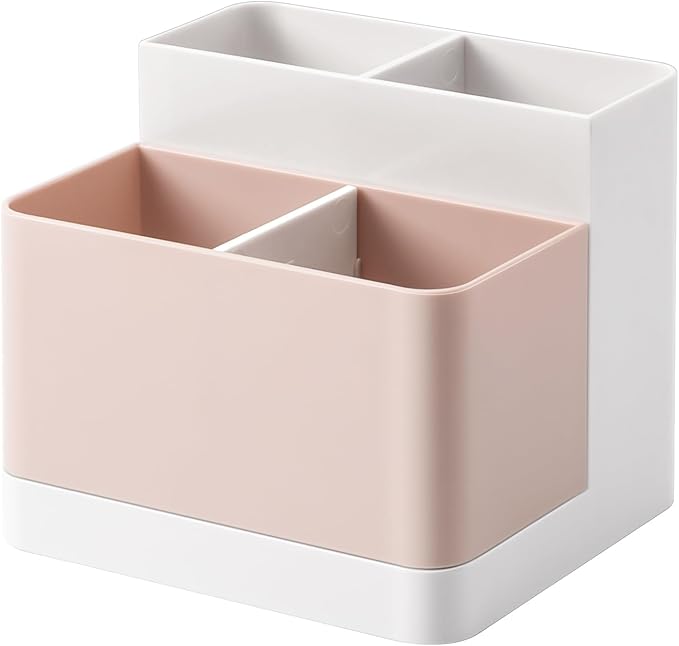 Poeland Desktop Storage Organizer Pencil Card Holder Box Container for Desk, Office Supplies, Vanity Table