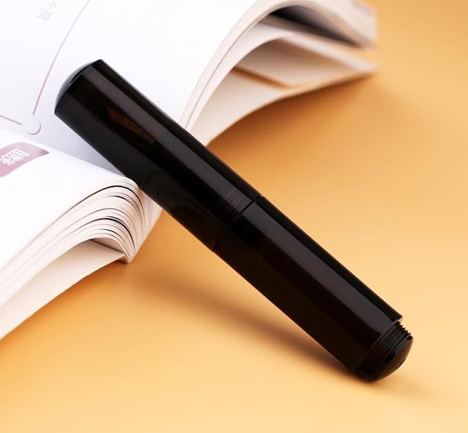 czxwyst Majohn Wancai 2.0 Mini Pocket-Size Eyedropper Fountain Pen (EF Nib 0.38mm, Black)