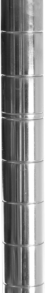 Shelving Inc. 8"d x 30"w x 34"h Chrome Wire Shelving with 3 Tier Shelves, Weight Capacity 800lbs, Evenly Distributed