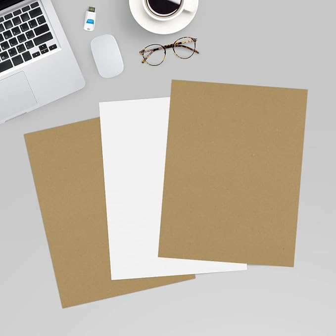 LUXPaper 8.5" x 11" Paper | Letter Size | Grocery Bag Brown | 70lb. Text | 250 Qty