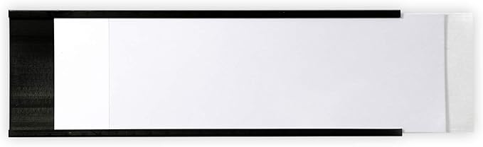 SmartSign Magnetic 'C' Channel Label Holders | 2" x 6", Pack of 10