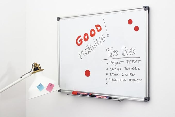 edding 360 whiteboardmarker set - diverse kleuren - 8 whiteboardstiften - ronde punt 1,5 - 3 mm - boardmarker uitwisbaar - voor whiteboard, flipchart, prikbord, memobord - sketchnotes - navulbaar