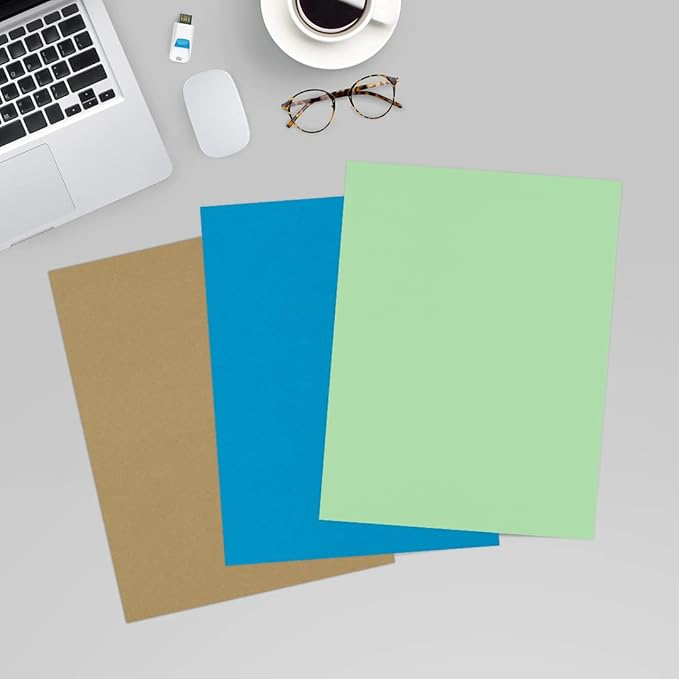LUXPaper 8.5" x 11" Paper | Letter Size | Pastel Green | 60lb. Text | 500 Qty