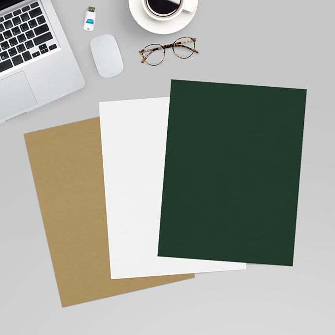 LUXPaper 8.5" x 11" Cardstock | Letter Size | Green Linen | 100lb. Cover (183lb. Text) | 1,000 Qty