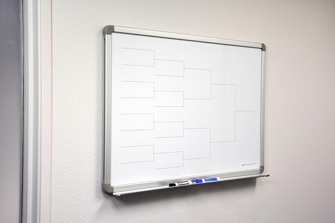 12 Team Bracket Whiteboard 60" x 40"
