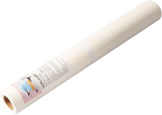 SEMLEART Tracing Paper Roll,17.5-inch x 50yard，White Translucent Vellum,Pattern Paper for Sewing, Drawing, Sketching, Gift Wrapping
