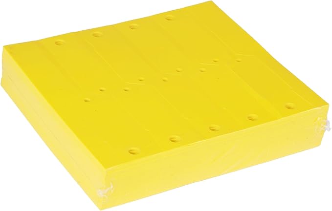 Self Locking Arrow Key Tags 1,000 Pcs (Yellow) - Size 4 1/2" x 3/4" Plastic Car Key Labels Arrow ID Tags | Key Identification Tags Self Lock for Car Dealer Supplies, Office Automotive Shops