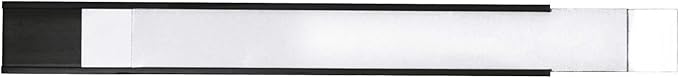SmartSign Magnetic 'C' Channel Label Holders for Metal Racks and Shelves | 0.75" x 6" Pack of 25