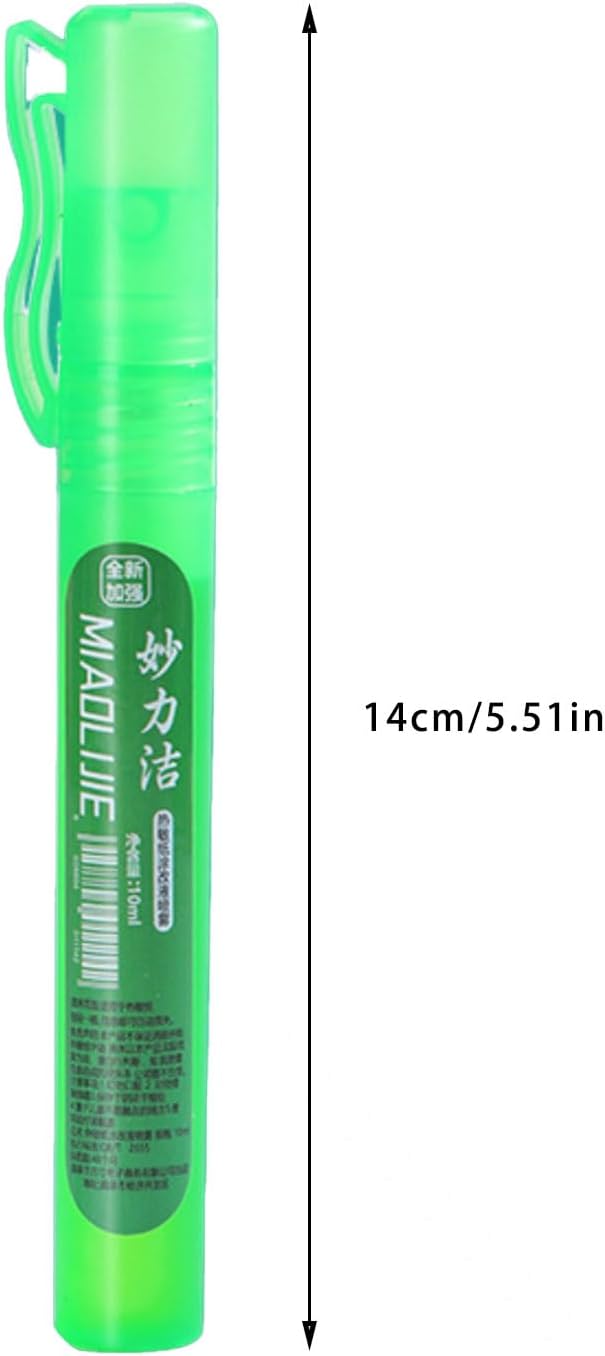 Liquid Paper Correction Fluid Pen, Green, 5.51 Inches, Quick-Drying Formula with Lanyard Attachment (Green)