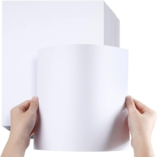 Fainne 200 Sheets 8.5 x 11 Inches Card stock Thick Paper Heavyweight Card Stock Printer Paper 250 GSM 92 lb Cover 170 lb Text for Invitations Menus Crafts DIY Projects(White)