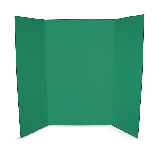 Flipside Products 36” x 48” Project Boards for Presentations, Science Fair, School Projects, Event Displays and Trifold Picture Board, Proudly Made in USA - Assorted Colors - 4 Pack