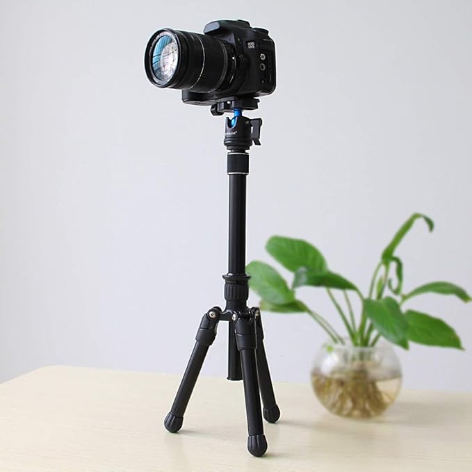 PULUZ Metal Handheld Adjustable 3/8" Size Tripod Mount Monopod Extension Rod for DSLR & SLR Cameras