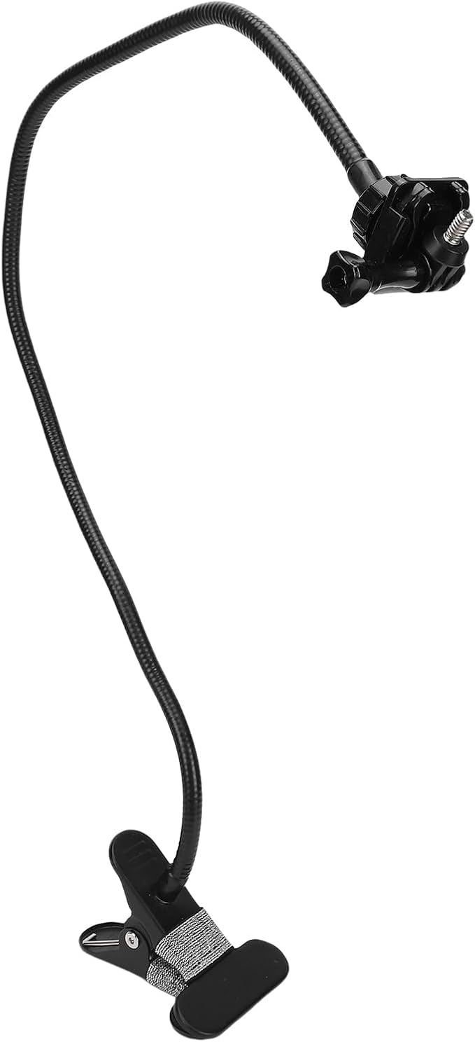 Tangxi Webcam Standfor Desk, Flexible Gooseneck Camera Stand with Standard 1/4" Screw, 360 Rotation Camera Mount for C922 C930e C920S C920 C615 C960 C920X and Other Devices (Clamp Stand)