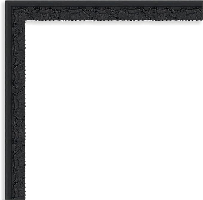 Amanti Art Black Framed Magnetic Board 26x38 Large Vision Board for use with Magnets, 100% Metal Sheet to Display Items as Office Decor or for Home Organization in mudroom, Kitchen or Kids Room