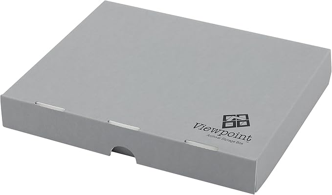 Jerry's Artarama Viewpoint Archival Storage Box (16x20) - Preserve Your Art, Easy to Assemble, Perfect for Photos, Artwork, Prints, and Record Storage