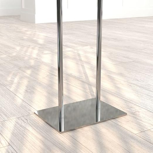 Bulletin Sign Holder – Econoco Heavy Duty Poster Display – Twin Uprights, Flat Floor Base – Indoor Standing Flyer Board 60”H – for Posters 22”x28”