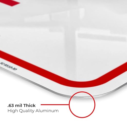 Custom Sign, Personalized Metal Signs, Customize for Office, Business, Workplace, office, Home, Airbnb, Delivery Signs, 24x30 Inches, Rust Free .063 Aluminum, Made in USA