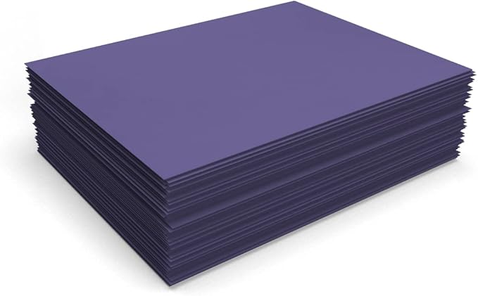LUXPaper 8.5" x 11" Paper | Letter Size | Wisteria Purple | 80lb. Text | 50 Qty