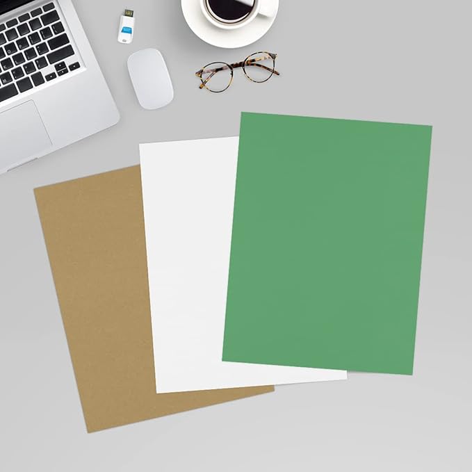 LUXPaper 8.5" x 11" Paper | Letter Size | Holiday Green | 80lb. Text | 50 Qty