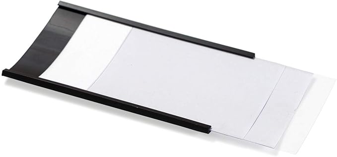 SmartSign Magnetic 'C' Channel Label Holders | 2.5" x 4" Pack of 10