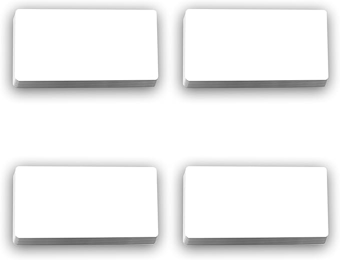 OQUYDEA 100-Pack Dry Erase Magnetic Labels - Waterproof, Eco-Friendly, Reusable Name Tags for Classroom, Office, Cabinet, Whiteboard, Fridge & More (White, 2x4 inches)…