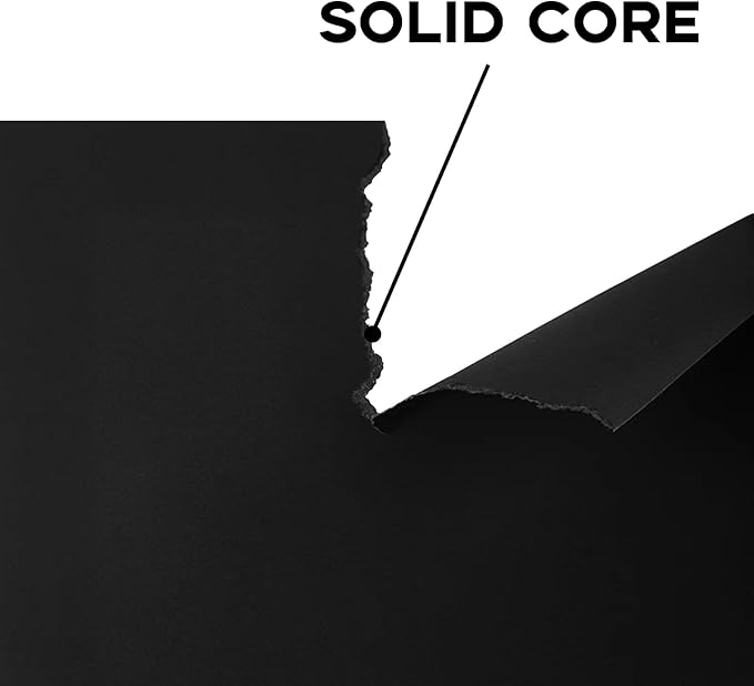 50 Sheets Black Cardstock 8.5 x 11 Thick Paper, Goefun 80lb Card Stock Paper for Halloween, Invitations, Scrapbooking, Crafts, DIY Cards