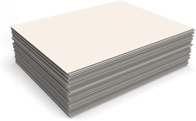 LUXPaper 8.5" x 11" Cardstock | Letter Size | Ivory | 65lb. Cover (120lb. Text) | 50 Qty