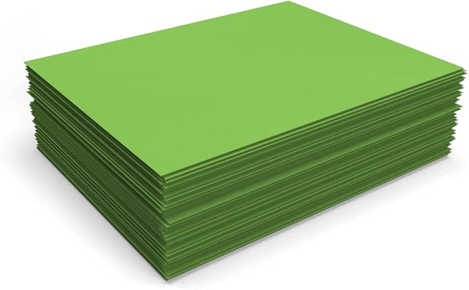 LUXPaper 8.5" x 11" Paper | Letter Size | Limelight Green | 80lb. Text | 50 Qty