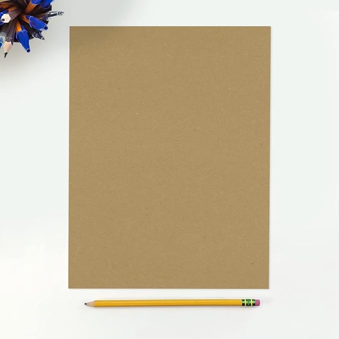 LUXPaper 8.5" x 11" Paper | Letter Size | Grocery Bag Brown | 70lb. Text | 250 Qty
